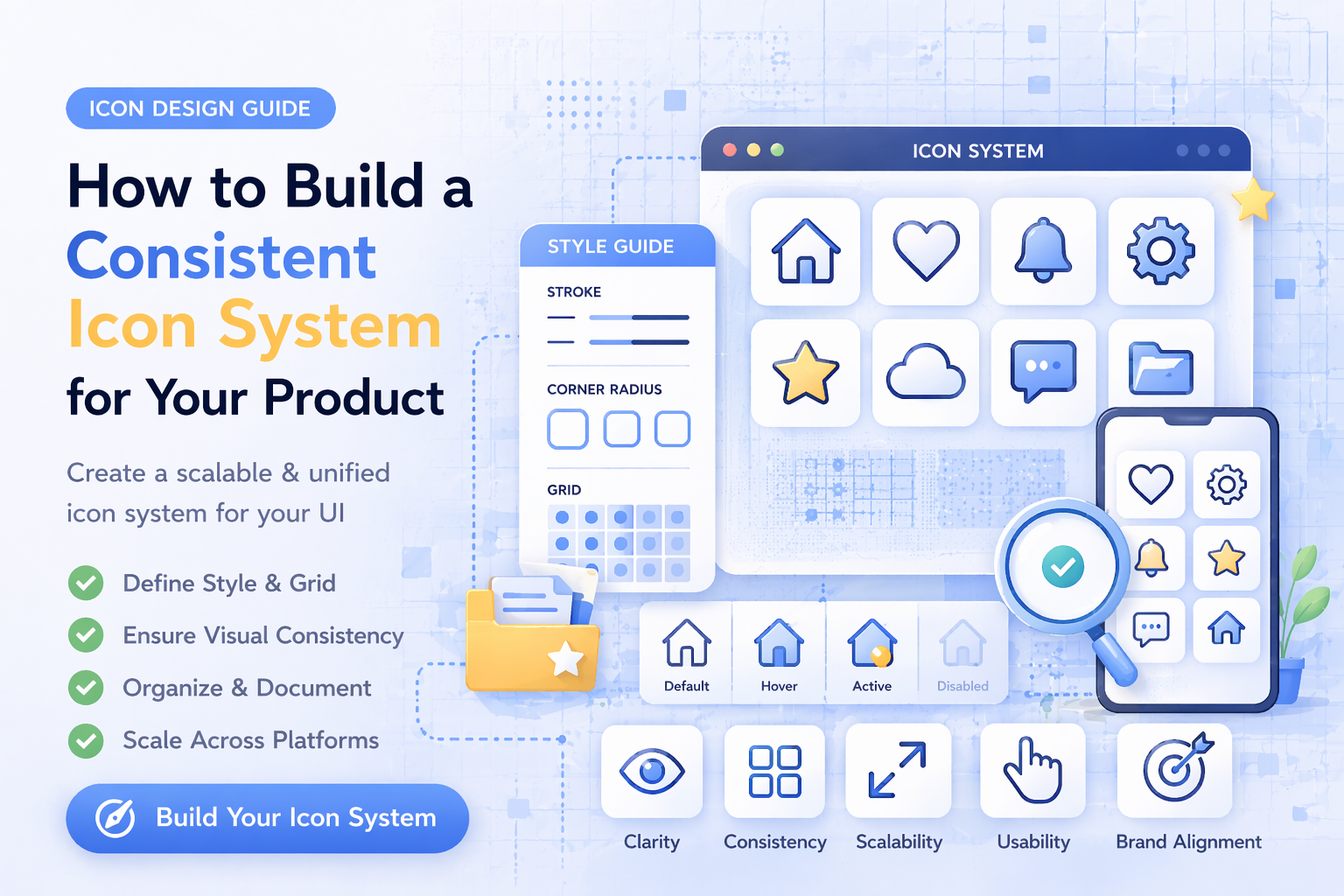 How to Build a Consistent Icon System for Your Product | Vectizon