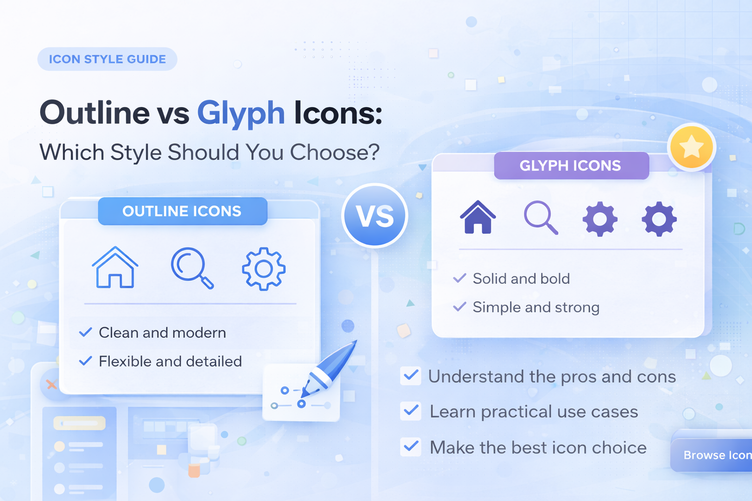 Outline vs Glyph Icons: Which Style Should You Choose?
